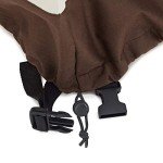 Beige 60-Inch Gas Grill Cover by Amazon Basics