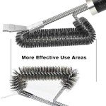 GRILLART 18" Stainless Steel BBQ Grill Brush