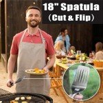 BBQ Tools Set - 18-Inch Stainless Grill Accessories