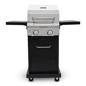 Megamaster 2-Burner Propane Grill with Side Tables