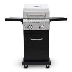 Megamaster 2-Burner Propane Grill with Side Tables