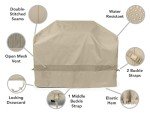 Heavy Duty BBQ Grill Cover - Weather Resistant, 66 Inch