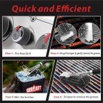 GRILLART 18" BBQ Grill Brush and Scraper Set