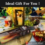 GRILLART 3-Piece BBQ Tool Set with Gloves