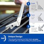 Premium Grill Scraper for Round Grates