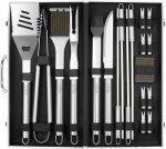 19-Piece BBQ Grill Tool Set with Case