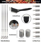 20pc Heavy Duty BBQ Grill Tool Set
