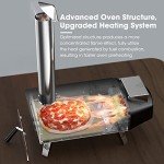 Mimiuo Portable 12" Wood Pellet Pizza Oven