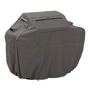 58 Inch Water-Resistant BBQ Grill Cover, Dark Taupe