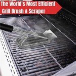 BBQ Grill Cleaning Kit with Brush and Mat