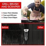 BBQ Grill Cleaning Kit with Brush and Mat