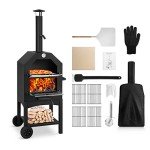 Wood Fired Outdoor Pizza Oven with Accessories