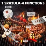 11-Piece Stainless Steel BBQ Grill Tool Set