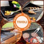 TIVOLI 4PC BBQ Tools Set with Wood Handles