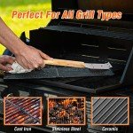 SIMPLETASTE Grill Brush with Replaceable Bristles