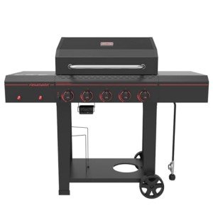Megamaster Propane Gas Grill - 4 Burner Black