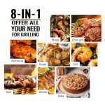 Z GRILLS 8-in-1 Wood Pellet Grill Smoker