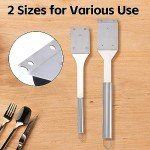 2 Pack Stainless Steel BBQ Grill Brushes
