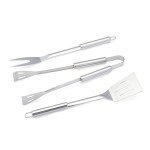 4-Piece Stainless Steel BBQ Tool Set