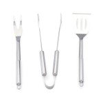 4-Piece Stainless Steel BBQ Tool Set