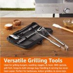 4-Piece Stainless Steel BBQ Tool Set