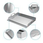 Skyflame Stainless Steel Griddle for BBQ Grills