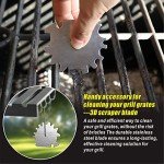 Stainless Steel BBQ Grill Brush & Scraper Set