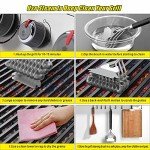 Stainless Steel BBQ Grill Brush & Scraper Set