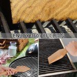 Wooden Grill Scraper with Long Handle for BBQ