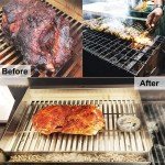 Wooden Grill Scraper with Long Handle for BBQ