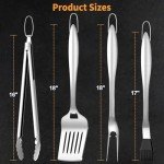 SHINESTAR Heavy Duty BBQ Tools Set, 4PCS