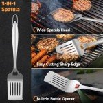 SHINESTAR Heavy Duty BBQ Tools Set, 4PCS