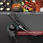 LDAILY 35" Electric Teppanyaki Grill for Outdoor BBQ
