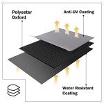 Royal Gourmet 60-Inch BBQ Grill Cover, Black
