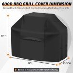 Heavy-Duty Waterproof BBQ Grill Cover 82 Inch