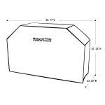 Durable 64-Inch BBQ Grill Cover - Water Resistant
