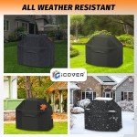 Heavy-Duty Waterproof BBQ Grill Cover 82 Inch