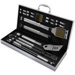 16-Piece BBQ Tool Set with Aluminum Case