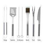 Stainless Steel BBQ Utensils Set with Case