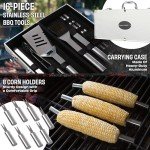 16-Piece BBQ Tool Set with Aluminum Case