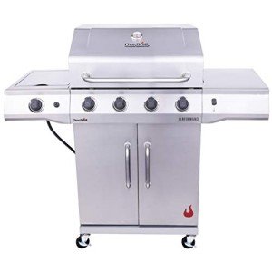 Charbroil 4-Burner Propane Gas Grill with Side Burner