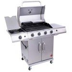 Charbroil 4-Burner Propane Gas Grill with Side Burner