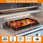 MixRBBQ 25" Nonstick Carbon Steel Grill Griddle