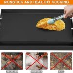 MixRBBQ 25" Nonstick Carbon Steel Grill Griddle