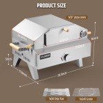 Razorri 2-in-1 Gas Pizza Oven and Grill