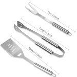 20-Piece Heavy Duty BBQ Grill Tools Set