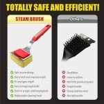 GRILLART Bristle-Free BBQ Grill Cleaning Brush