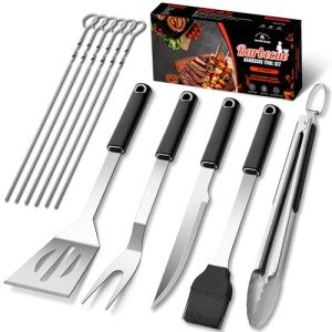 Stainless Steel BBQ Grill Tools Set for Outdoor