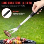 Stainless Steel BBQ Grill Tools Set for Outdoor