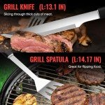 Stainless Steel BBQ Grill Tools Set for Outdoor